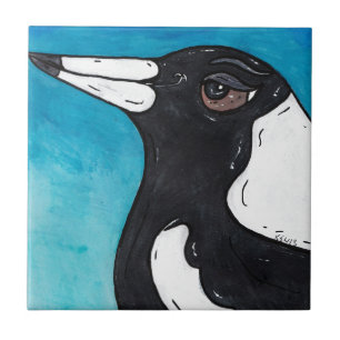 Macca the Magpie Tile