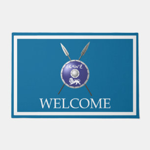 Maccabee Shield And Spears - Welcome Doormat