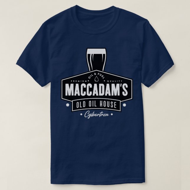 MaccAdams Old Oil House T-Shirt (Design Front)