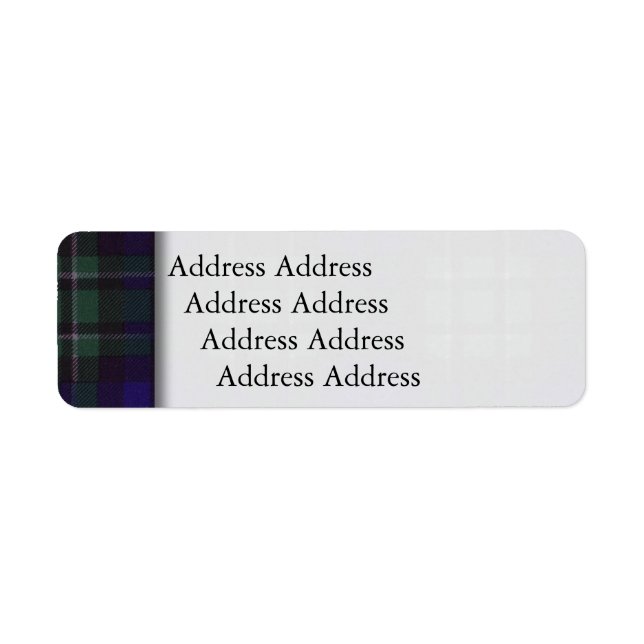 Maccallum clan Plaid Scottish tartan (Front)