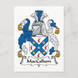 MacCallum Family Crest Postcard