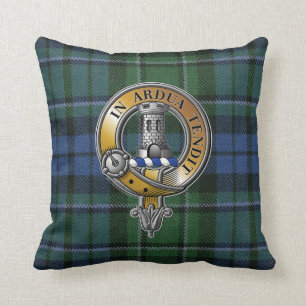 MacCallum Tartan & Badge Throw Pillow
