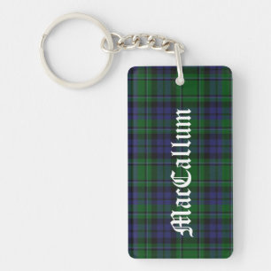 MacCallum Tartan Plaid Custom Key Chain
