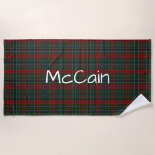 MacClain McLean Tartan Plaid Beach Towel