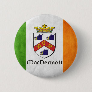MacDermott Irish 2 Inch Round Button
