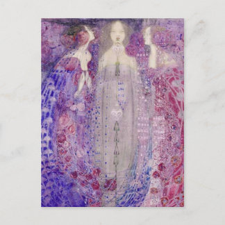 MacDonald Art Nouveau The Three Perfumes Postcard