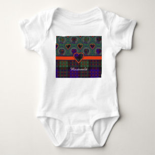 Macdonald clan Plaid Scottish tartan Baby Bodysuit