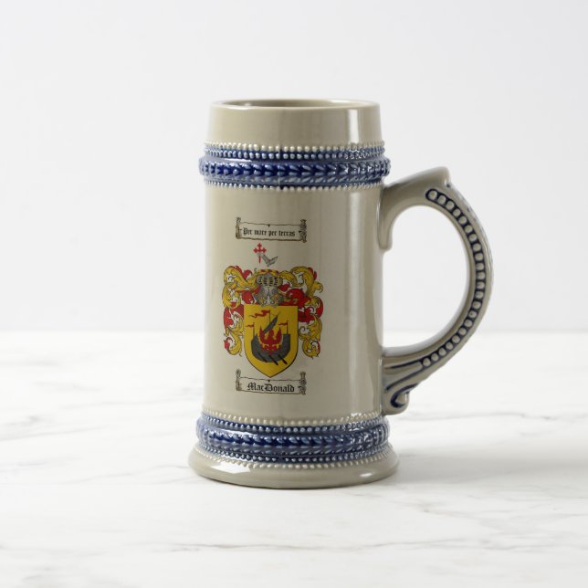 MacDonald Coat of Arms Stein / MacDonald Stein (Right)