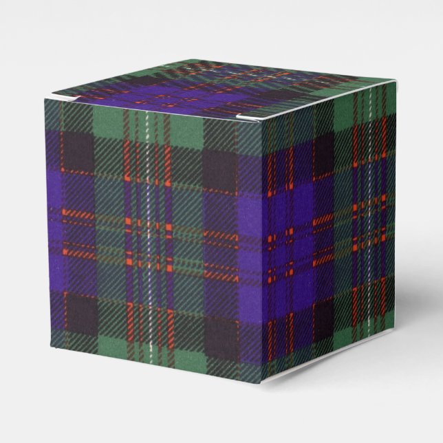 Macdonald of Glengarry clan Plaid Scottish tartan Favor Box (Front Side)