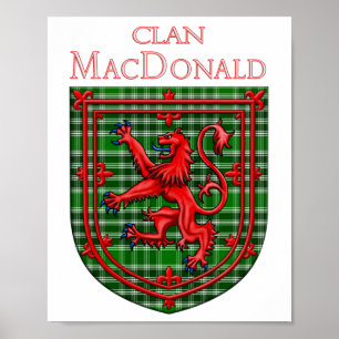 MacDonald of the Isles Ancient Tartan Poster