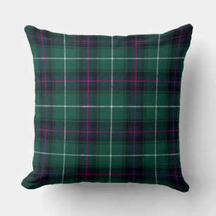 MacDonald of the Isles Tartan Plaid Pattern Throw Pillow