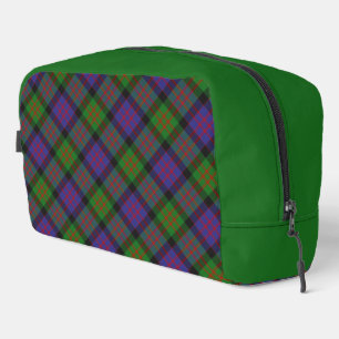 MacDonald Scottish Clan Tartan Plaid Pattern Dopp Kit