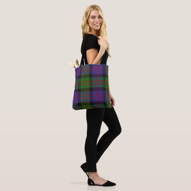MacDonald Scottish Clan Tartan Plaid Pattern Tote Bag (On Model)