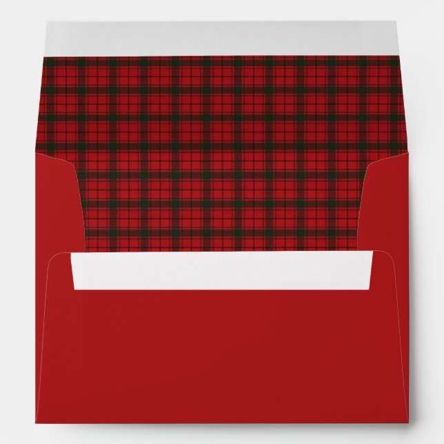 MacDonald Sleet Modern Original Scottish Tartan Envelope (Back (Bottom))