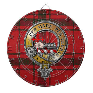 MacDonald Sleet Tartan & Badge Dartboard