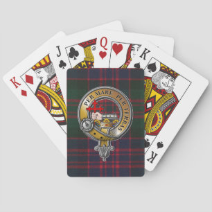 MacDonald Tartan & Badge Playing Cards