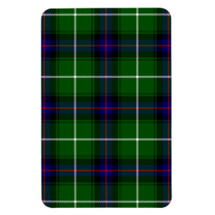 MacDonald tartan green blue plaid Magnet