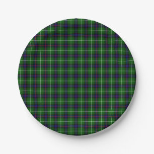 MacDonald Tartan Paper Plate