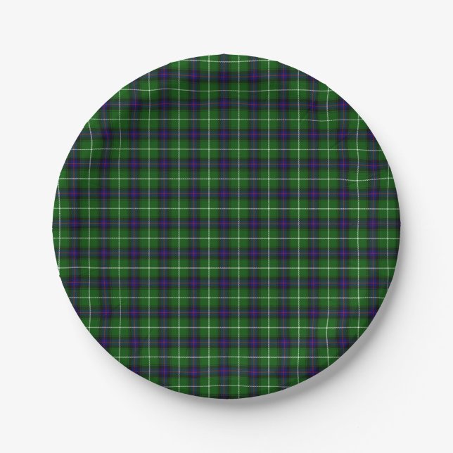 MacDonald Tartan Paper Plate (Front)