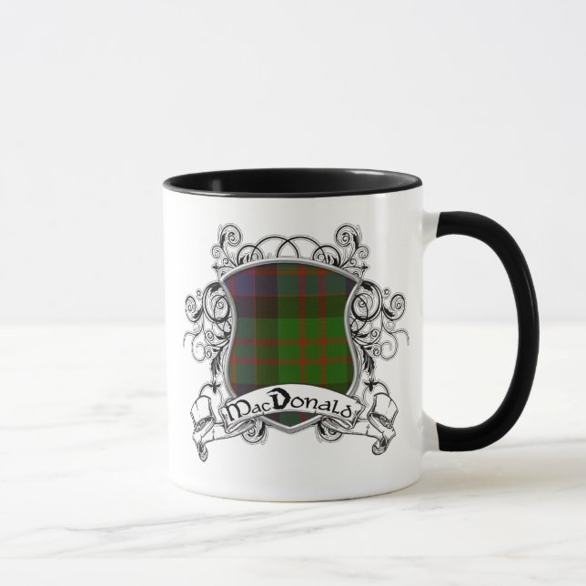 MacDonald Tartan Shield Mug (Right)