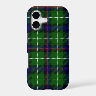 MacDonald tartan vert bleu carreaux