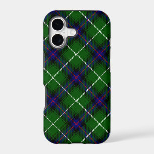 MacDonald tartan vert bleu carreaux