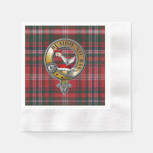 MacDougall Tartan & Badge Napkin