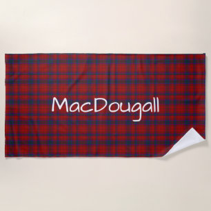 MacDougall Tartan Plaid Beach Towel