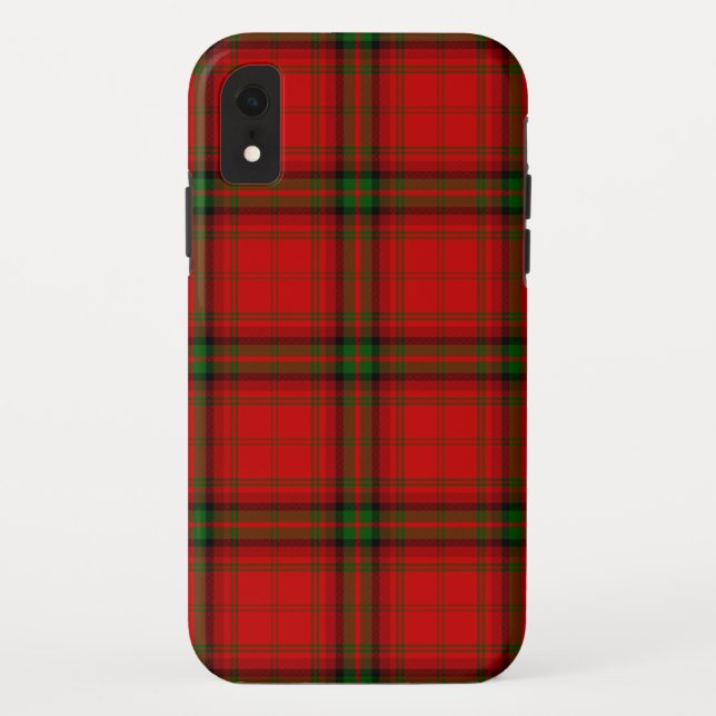 MacDougall tartan red green plaid Case-Mate iPhone Case (Back)