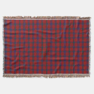 MacDougall Vestiarium Scoticum Red Plaid Throw Blanket