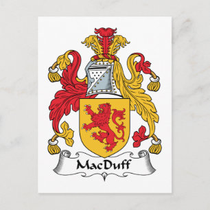 MacDuff Family Crest Postcard
