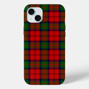 MacDuff tartan red green plaid iPhone 15 Mini Case