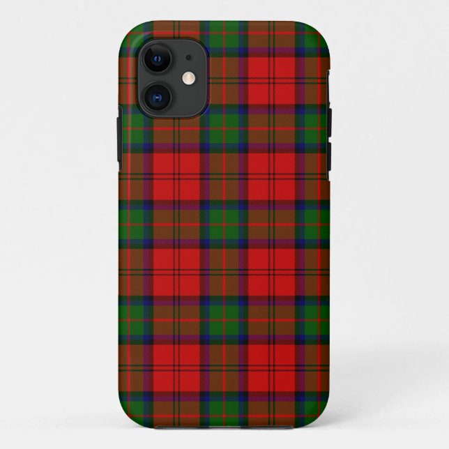 MacDuff tartan red green plaid Case-Mate iPhone Case (Back)