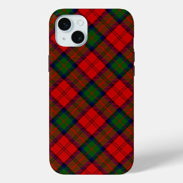MacDuff tartan red green plaid Case-Mate iPhone Case (Back)