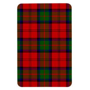 MacDuff tartan red green plaid Magnet