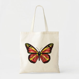 Macedonia butterfly monarch flag tote bag