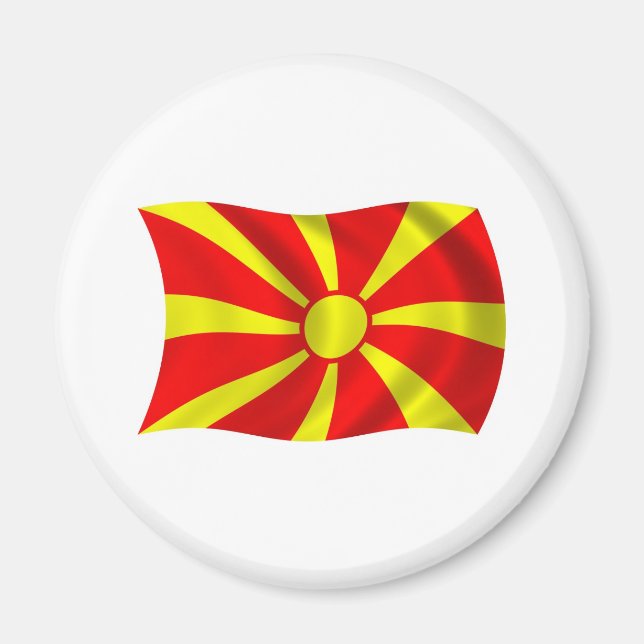 Macedonia Flag Magnet (Front)
