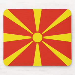 Macedonia Flag Mousepad