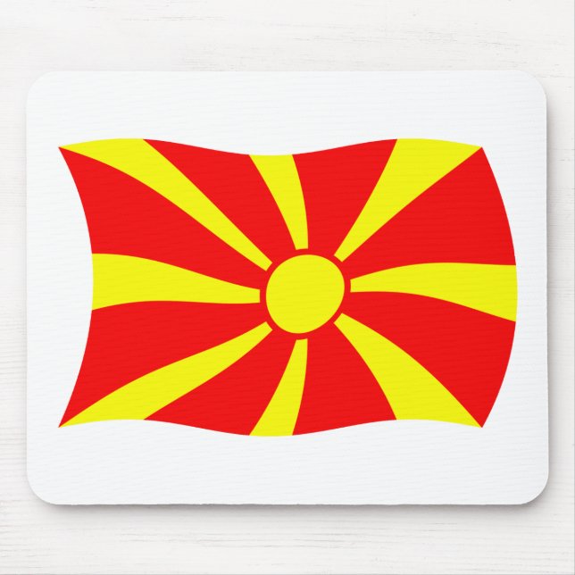 Macedonia Flag Mousepad (Front)