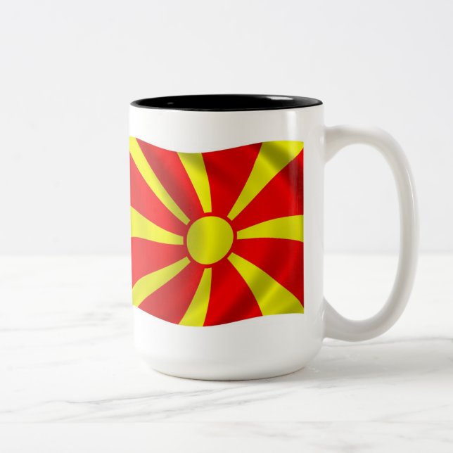Macedonia Flag Mug (Right)