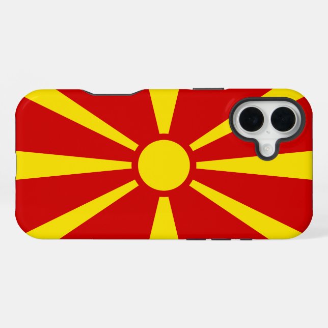 Macedonia iPhone Case (Back Horizontal)