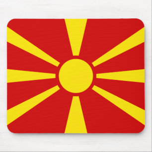 Macedonia (Macedonian) Flag Mouse Pad