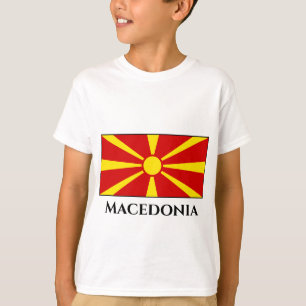 Macedonia (Macedonian) Flag T-Shirt