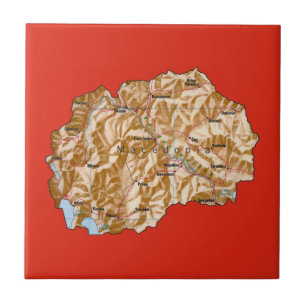 Macedonia Map Tile