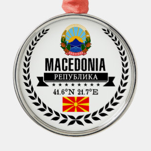 Macedonia Metal Ornament