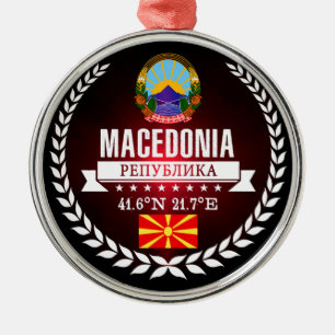 Macedonia Metal Ornament