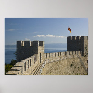 MACEDONIA, Ohrid. Car Samoil's Castle - Castle 2 Poster