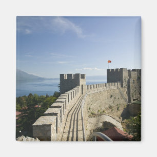 MACEDONIA, Ohrid. Car Samoil's Castle - Castle Magnet