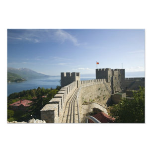 MACEDONIA, Ohrid. Car Samoil's Castle - Castle Photo Print