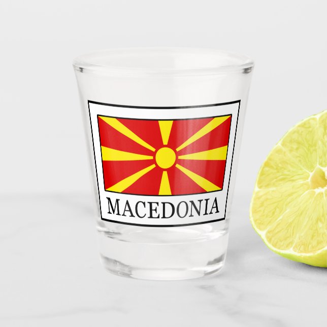 Macedonia Shot Glass (Front)